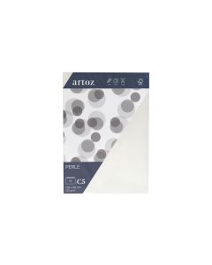 Artoz Couvert Perle C5, 5 Stück, Weiss