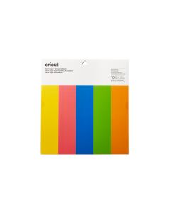 Cricut Stickerpapier Smart 30.5 x 30.5 cm, 10 Blatt, Mehrfarbig