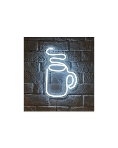 Vegas Lights LED Dekolicht Neonschild Tasse 20 x 30 cm