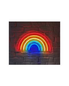 Vegas Lights LED Dekolicht Neonschild Regenbogen 45 x 26 cm