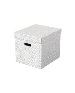 Leitz Aufbewahrungsbox Esselte Home Cube Gross, 3 Stück, Weiss