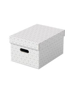 Leitz Aufbewahrungsbox Esselte Home M Mittel, 3 Stück, Weiss