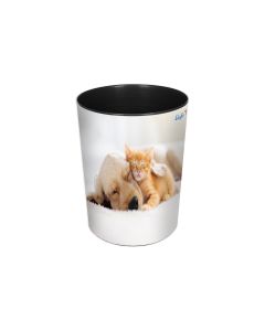Läufer Papierkorb 13 L, Hund und Katze