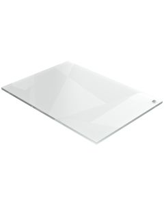 Nobo Acryl-Notiztafel Flach liegend A4, Transparent