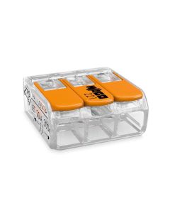 WAGO Verbindungsklemme COMPACT 3-fach, 8 Stück