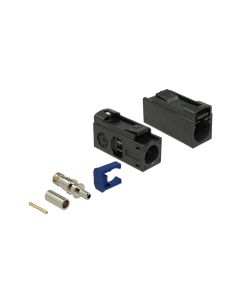 Delock Antennenadapter zum Crimpen FAKRA A Buchse (f) - Offen Offen