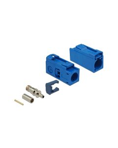 Delock Antennenadapter zum Crimpen FAKRA C Buchse (f) - Offen Offen