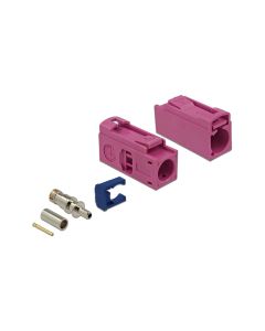 Delock Antennenadapter zum Crimpen FAKRA H Buchse (f) - Offen Offen