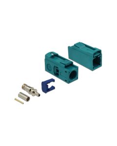 Delock Antennenadapter zum Crimpen FAKRA Z Buchse (f) - Offen Offen