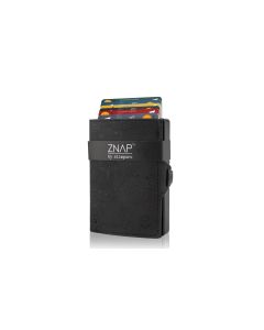 ZNAP Portemonnaie Slim Wallet Kork Black, 12er