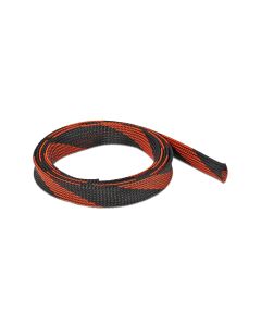 Delock Kabelschlauch dehnbar, 2m x 19 mm Rot Schwarz