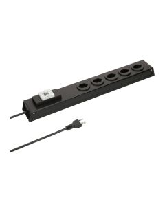 Max Hauri Steckdosenleiste Power Line 5x T13 mit Schalter