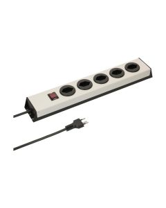 Max Hauri Steckdosenleiste Power Line 5x T13 mit Schalter