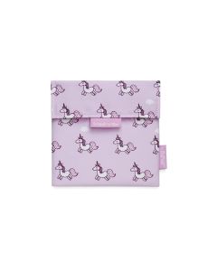 Roll'eat Lunchbeutel SnacknGo Animals Rosa, Einhorn