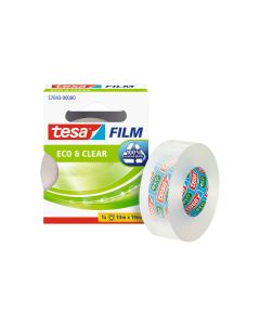 tesa Klebeband Eco&Clear 19 mm x 33 m, Transparent
