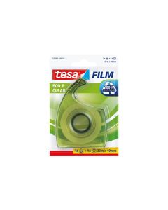 tesa Handabroller Eco & Clear 19 mm x 33 m, Transparent