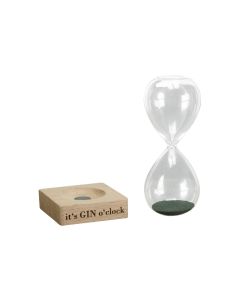 See Mann Garn Aufsteller Sanduhr Gin oClock 6.5 x 16 x 6.5 cm