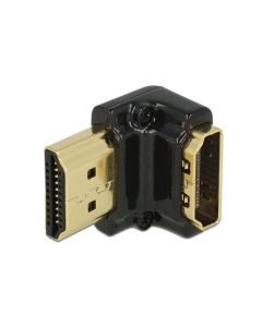 Delock Adapter High Speed Ethernet 4K 90° HDMI - HDMI