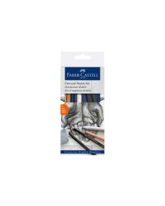 Faber-Castell Zeichenkohle Charcoal 7-teilig