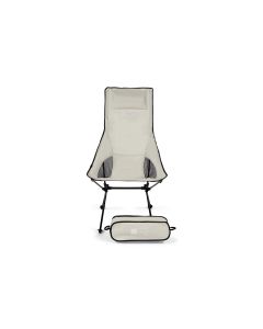 Trekony Campingstuhl Hoch Taupe Aluminium
