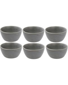 Bitz Schale 12 cm, 6 Stück, Grau