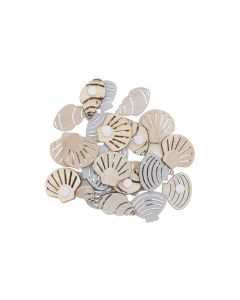 Rico Design Motivsticker Muscheln 24 Stück Nature