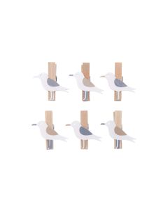 Rico Design Dekoklammer Möwe 8 Stück