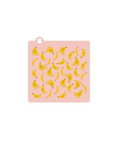 Cut my Cookies Schablone Banane 2-teilig, Weiss