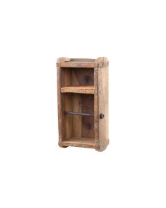 Chic Antique Toilettenpapierhalterung in Backsteinform Braun