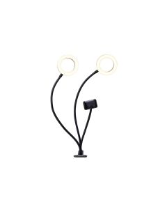 Dörr Videoleuchte 2-er Ringlicht SLR-12 Bi-Color