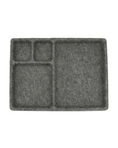 Kikkerland Aufbewahrungsbox Felt Organizer Tray aus Filz