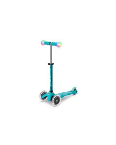 Micro Mobility Kickboard Mini Deluxe Magic Aqua, LED