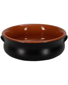 Nouvel Auflaufform Grill me Rund, Schwarz