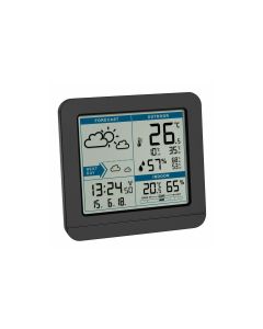 TFA Dostmann Wetterstation Sky Schwarz