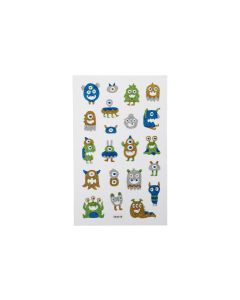 Creativ Company Glitzersticker 15 x 16.5 cm 1 Blatt, Aliens