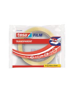 tesa Klebeband 15 mm x 66 m, Transparent, 1 Rolle