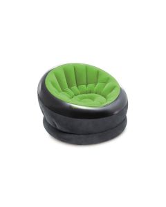 Intex Aufblasbarer Sessel Empire 112 x 109 cm, Grün, Schwarz
