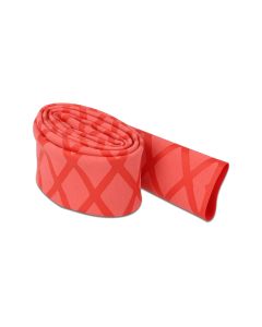 Delock Schrumpfschlauch X-Muster rutschfest 1 m x 20 mm Rot