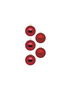 INGES CHRISTMAS DECOR Weihnachtskugel Ochsenblut Ø 4 cm 36 Stück