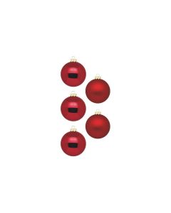 INGES CHRISTMAS DECOR Weihnachtskugel Ochsenblut Ø 3 cm 24 Stück