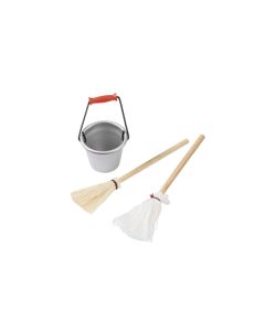 HobbyFun Mini-Utensilien Putz-Set 7 cm