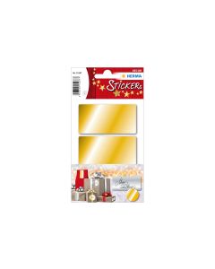 Herma Stickers Weihnachtssticker 3.4 x 6.7 cm 3 Blatt à 3 Sticker, Gold