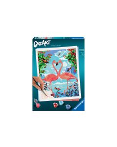 Ravensburger Malen nach Zahlen CreArt: Flamingo Love