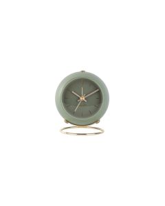 KARLSSON Klassischer Wecker Globe Grün
