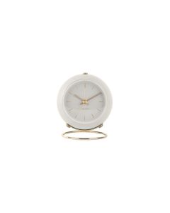 KARLSSON Klassischer Wecker Globe Weiss