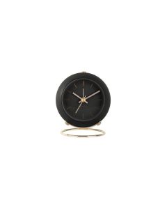 KARLSSON Klassischer Wecker Globe Schwarz