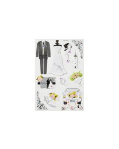 HobbyFun Motivsticker Hochzeit 1 Blatt