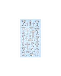 HobbyFun Motivsticker Kommunion/Konfirmation 1 Blatt
