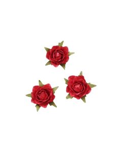 HobbyFun Streudeko Rosen 20 Stück, Rot