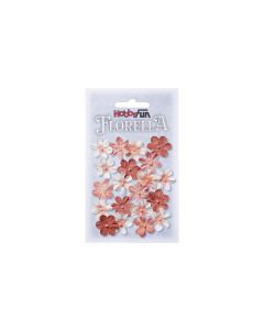 HobbyFun Streudeko Florella 20 Stück, Pfirsich